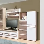 Гарнитур мебели для гостиной Fadome Espresso также отличается красивы