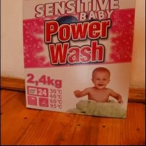 Пральний порошок Power Wash Sensitive Baby,  2, 4 кг