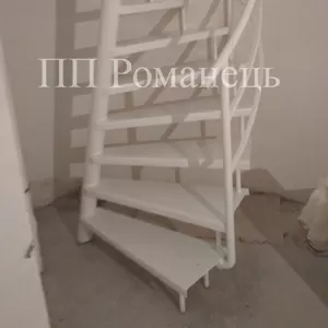 виготовлення гвинтових сходів з нахиленою віссю у Львові