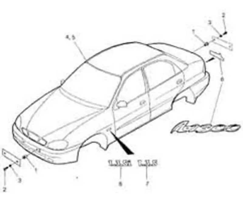 запчасти Daewoo Lanos