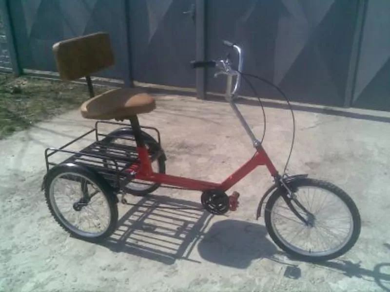 Велосипед трёхколёсный грузовой для взрослых 2