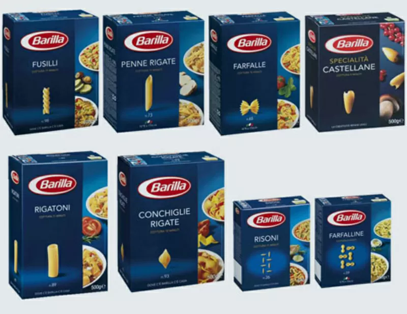 Итальянские макароны Barilla из твёрдых сортов пшеницы