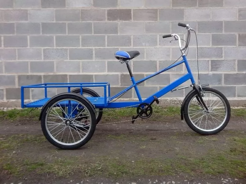 Велосипед трёхколёсный грузовой для взрослых 4