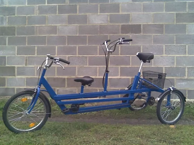 Велосипед трёхколёсный грузовой для взрослых 7