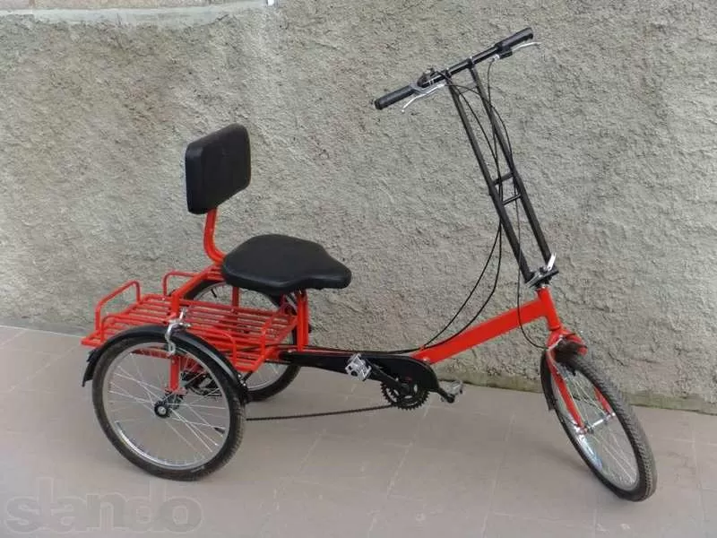 Велосипед трёхколёсный грузовой для взрослых 12