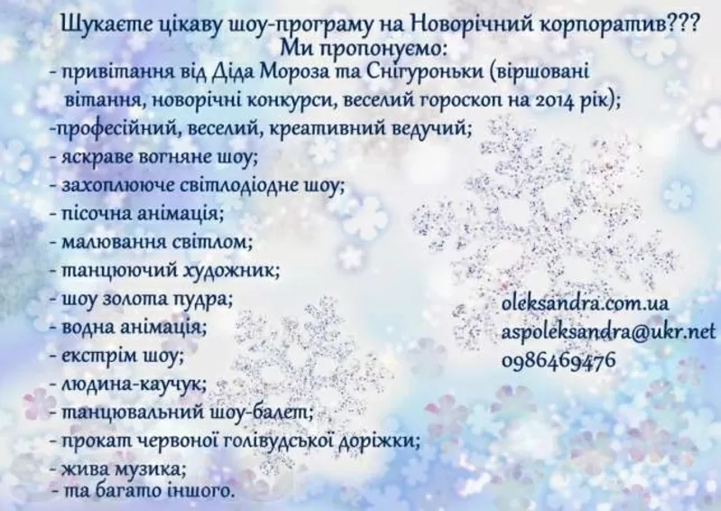 Шоу - програма на Новий рік Львів