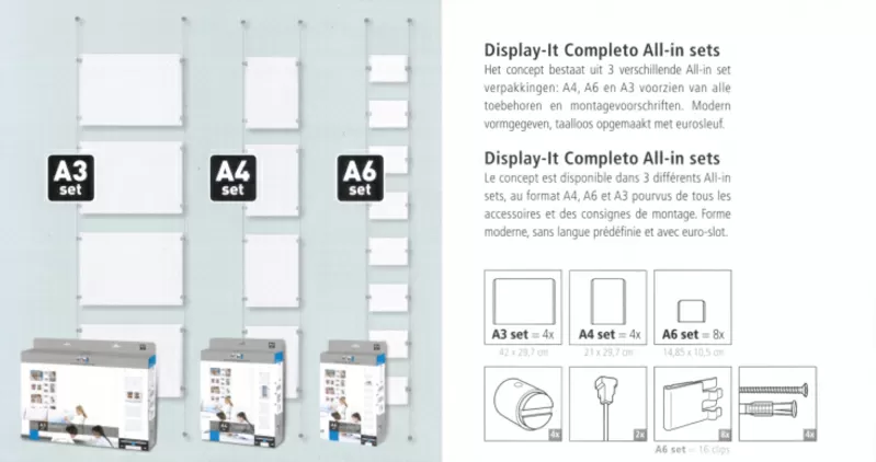 Голландская тросовая система для фотографий Display It A6 3