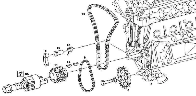 ГРМ цепь,  ремень,  натяжитель,  звезда на Mercedes всё в наличии