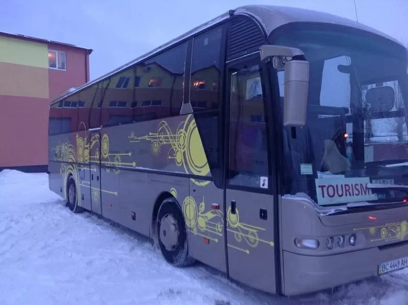 Аренда  автобуса ,   пассажирские  перевозки во Львове.