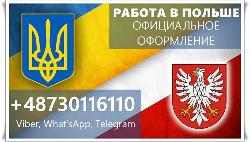 На виробництва в Польщi потрібні працівники,  чоловіки,  жінки. Легально