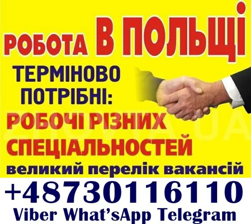 Нові вакансії на виробництвах Польщі для чоловіків та жінок. Офіційно.