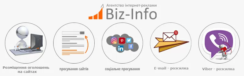 Pекламні послуги від Biz-Info