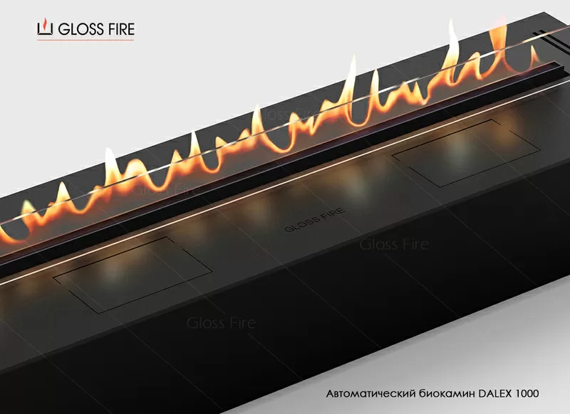 Биокамин. Автоматический Биокамин Dalex 700. ТМ Gloss Fire 3