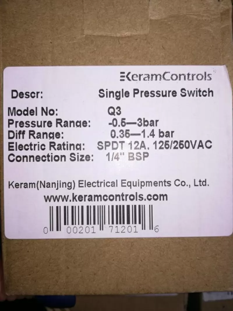 Датчики реле тиску серія Q KERAM – точний контроль і безвідмовна робот 8