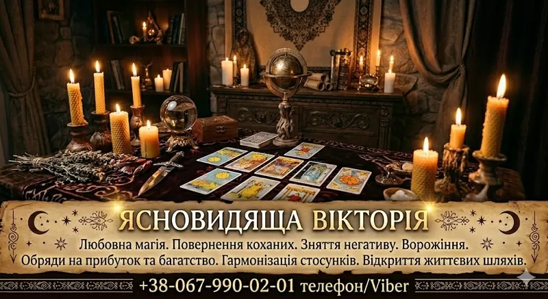 Ритуальна магія Львів. Обряди на кохання. Гадання на майбутнє. Зняття негативу.